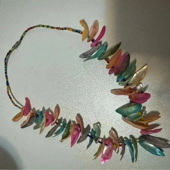 Shell tropical necklace - Picture 3 of 4